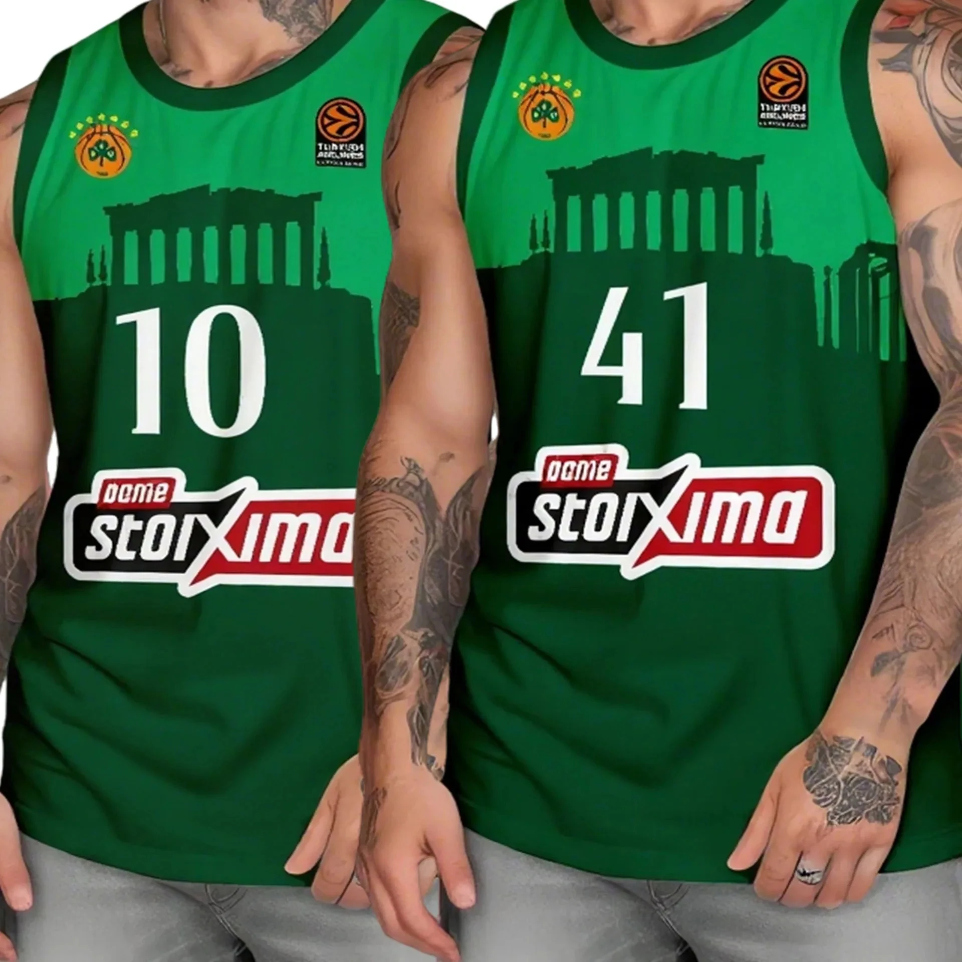 New Arrivals Panathinaitkos Basketball Jersey Fan Special Je