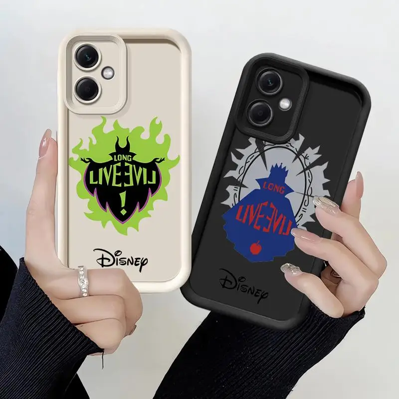 Disney Maleficent Ursula Phone case for Redmi Note 12 13 5G 10Pro cases 11 10 12S 13pro 4G 11S 12ProPlus fundas 11Pro Cover