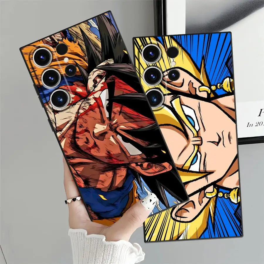 Case for Samsung Galaxy S25 Note 20 8 9 10 S23 S20 Ultra S10 S9 S21 FE S24 Plus S26 Funda Phone Cover Goku Dragon Ball