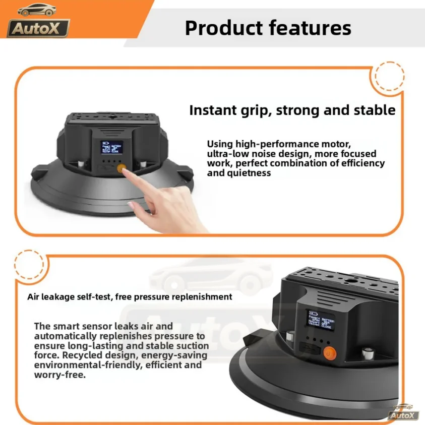 

Фиксированный кронштейн для съемки камеры Auto X, 4,5 дюйма, 5 дюймов, 6 дюймов, электрическая вакуумная присоска, автомобильные внутренние и внешние виды спорта