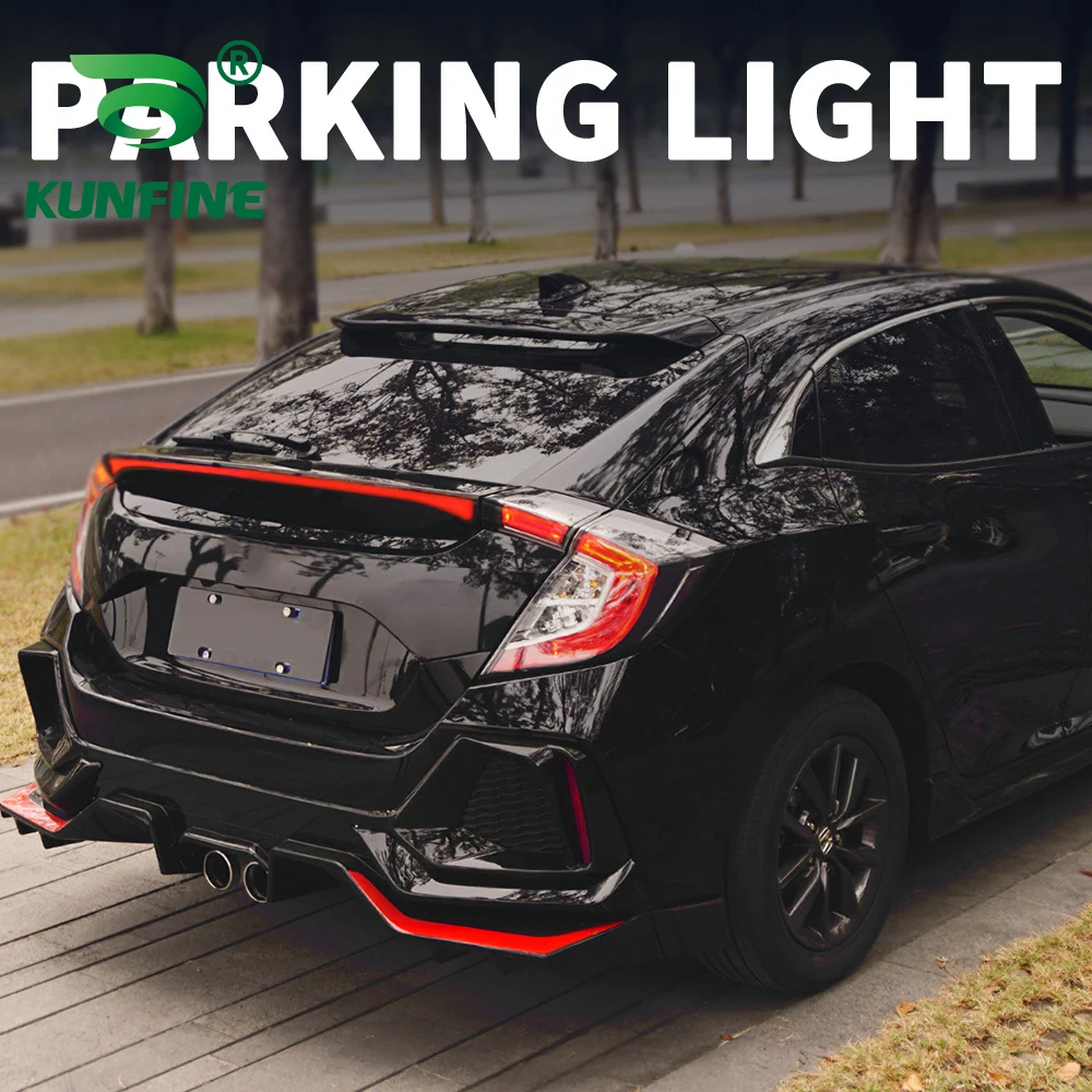Pair Of Car Tail Light Assembly For Honda Civic 2016-2021 LED Brake Signal light Car led Tail light Tuning Parts