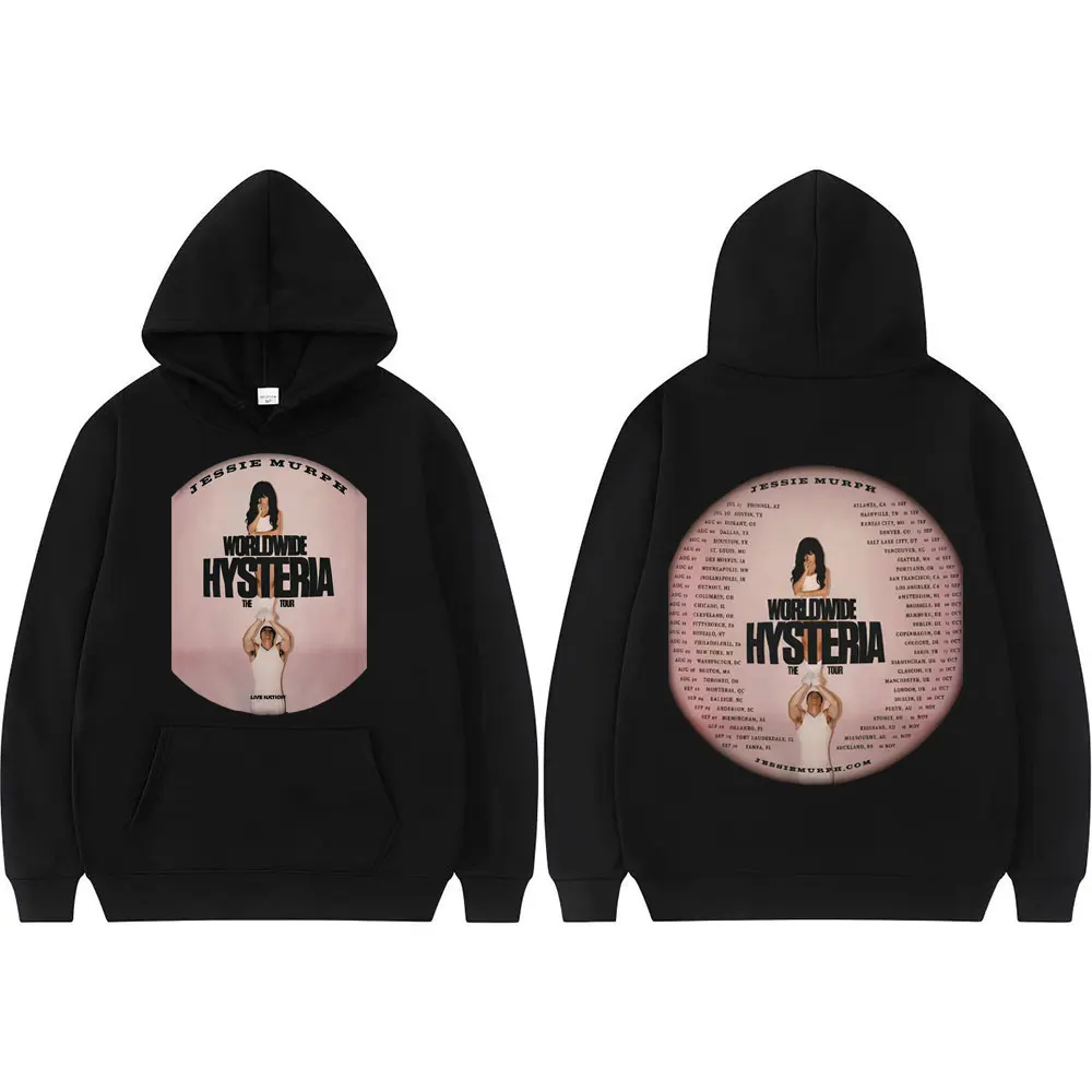 

Jessie Murph Worldwide Hysteria The Tour Graphics Sweatshirt Men Women Fashion Aesthetic Hoodies Retro Classic Hoodie Streetwear