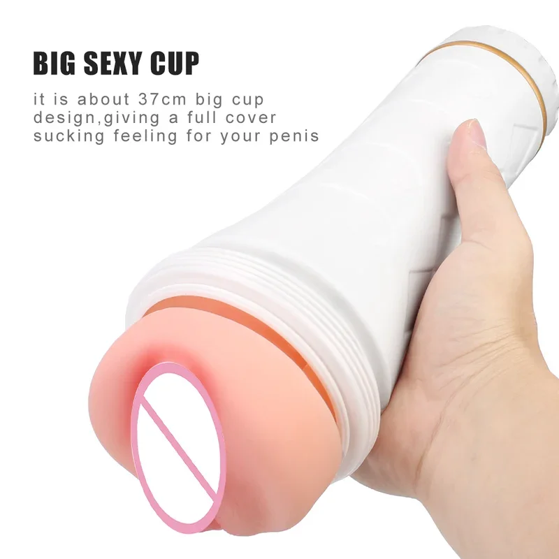 Real Pussy artifical vagina sexy light shape big male masturbation Cup penis pump sex toys for men adult products