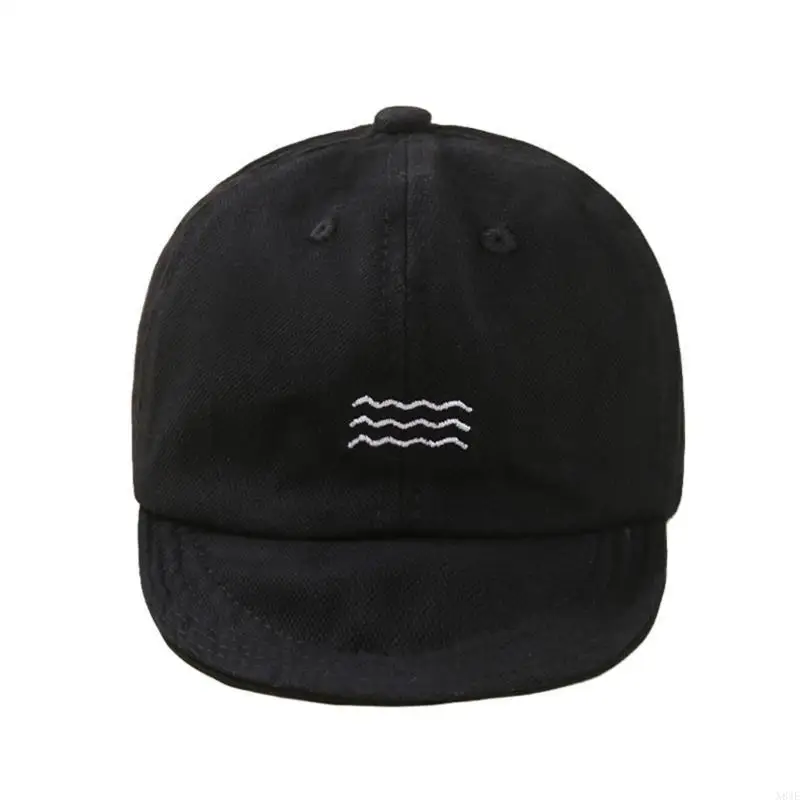 

N84E Fashionable Baseball Cap Solid Color Hat Adjustable Hat for 6 Months to 3 Years