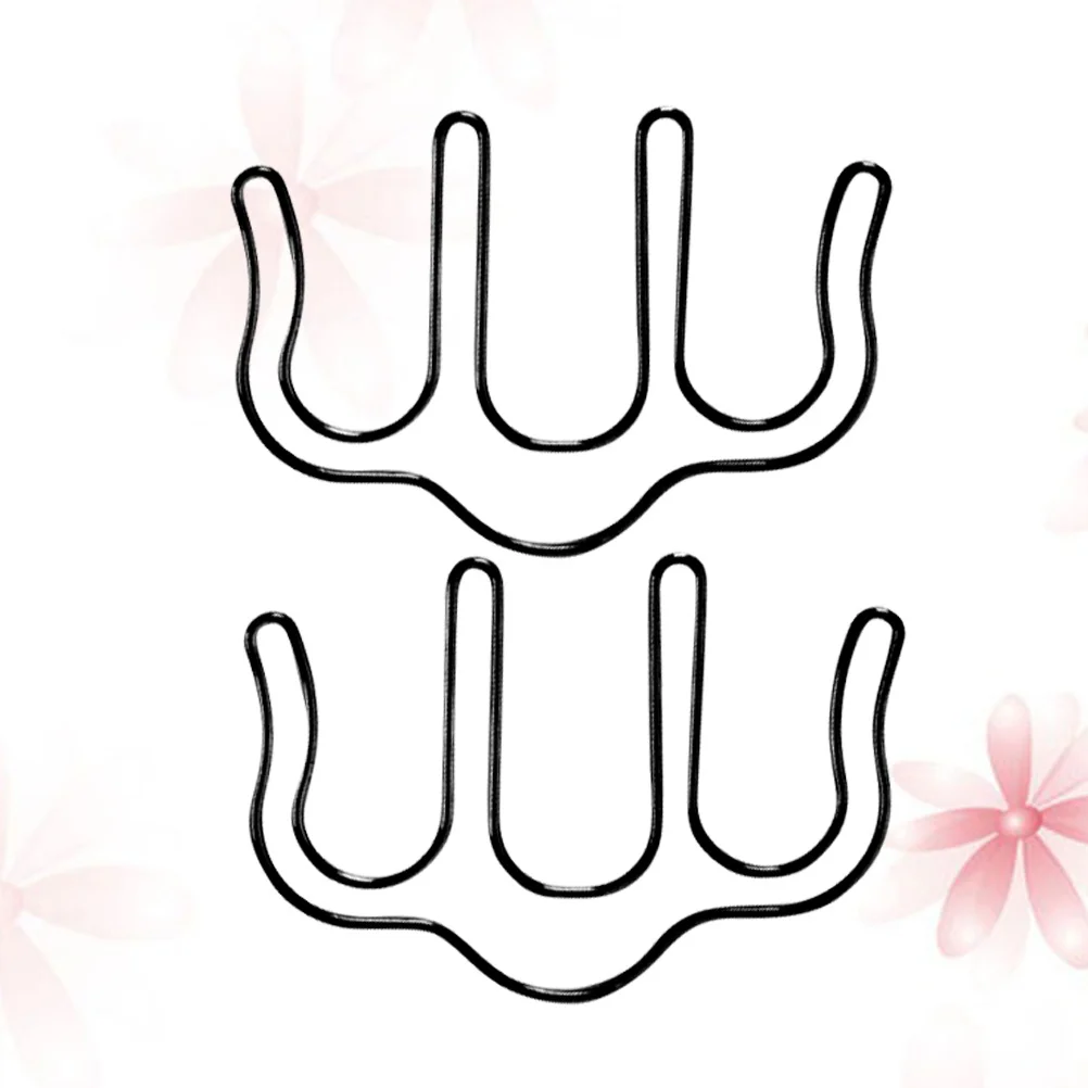 

2pcs Metal Music Book Clip Black Hollow Out Design For Piano Guitar Sheet Music Holder Page Clamp Stationery Study Tool