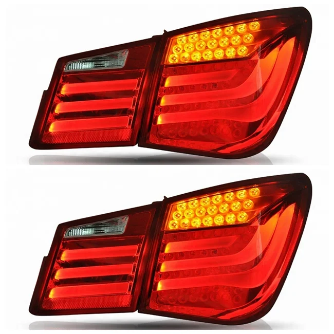 Manufacturer Car Rear Lamp for Chevrolet Chevy Cruze 2009-2014 Tail Lights Plug and Play with Sequential turning Back Lights