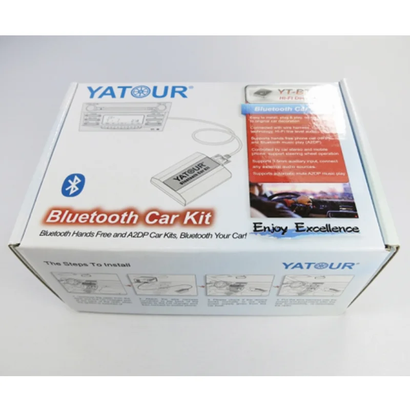 Yatour Car Bluetooth AUX Kit for Peugeot 207 307 308 407 Citroen C2 C3 C4 C5 RD4 RT3 Can-bus Mp3 Player CD changer adapter YTBTK