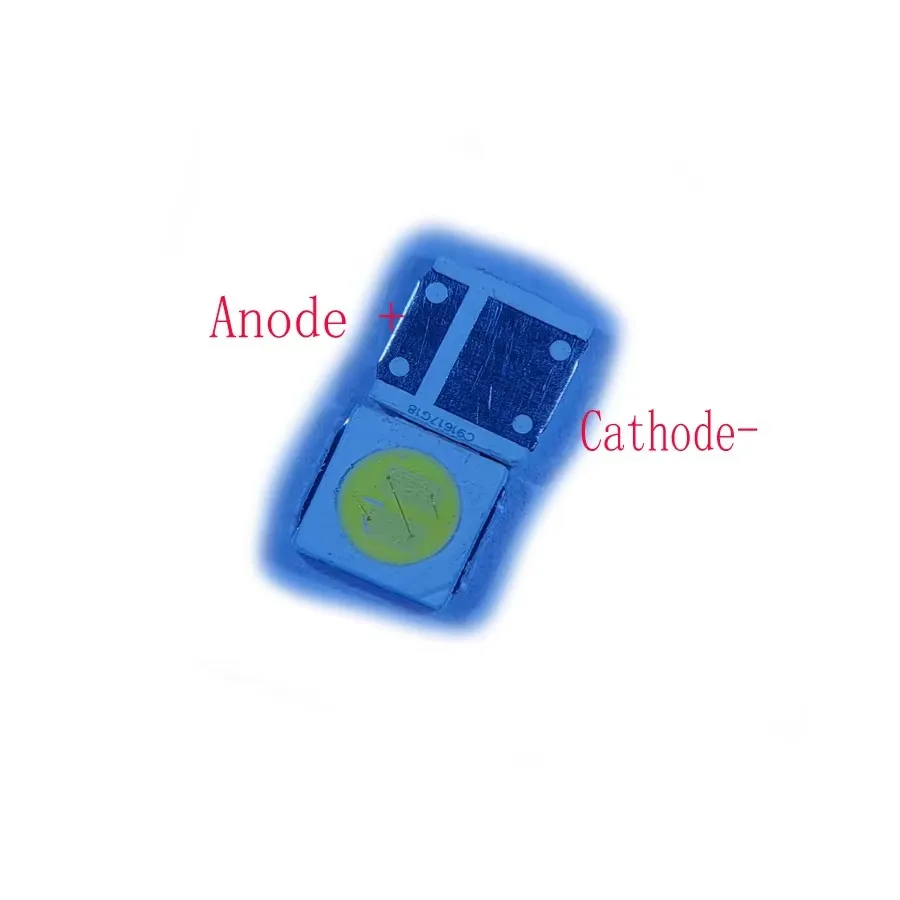 100 шт./лот Мощный SMD LED 3030 6 В 1,8 Вт Холодный белый 150-187LM для подсветки телевизора Lextar