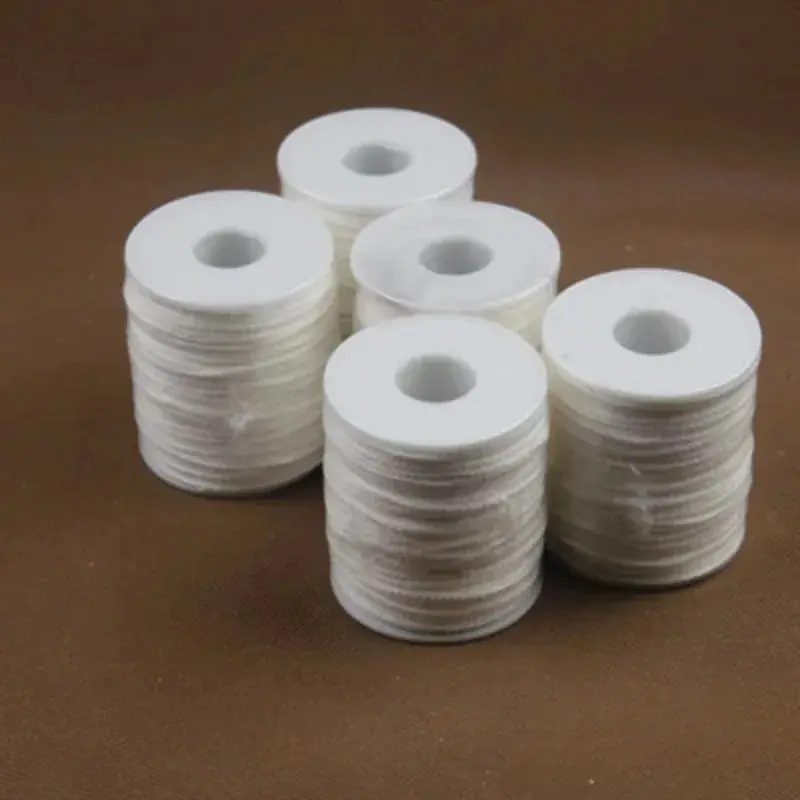 24 Strands 61 M Woven Cotton Wick Material Wholesale Handmade Candle Making Accessories Home Smokeless Candle Production