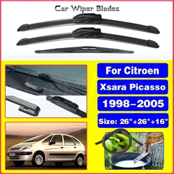 Wycieraczka przednia i tylna wycieraczka zestaw ostrzy dla Citroen Xsara Picasso 1998-2005 1999 2000 2001 szyba przednia (nie boczna) 26 