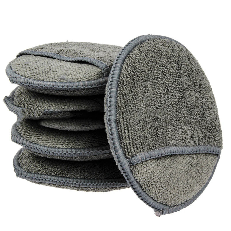 

Microfibre polishing disc sponge disc sponge wipe 5 inch fibre towel cloth polishing sponge car waxing cleaning beauty