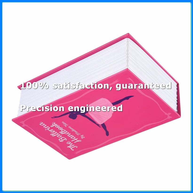 Dictionary Book Safe Storage Box, Hidden Safe with 3 Digital Combination Lock, Anti-Theft Safe , (Pink)-A69M