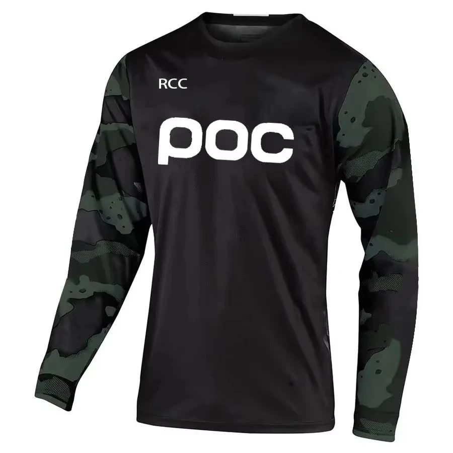 MTB Downhill Mountainbike Langarm-Radtrikot, Familien-Partnerlook, schnelltrocknend, Offroad-Fahrrad-Sporttrikot – Detail 8