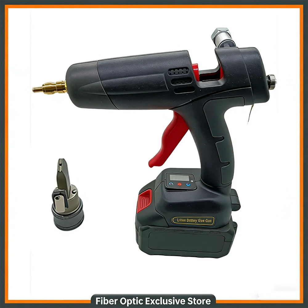 مسدس الغراء الساخن الكهربائي القابل لإعادة الشحن لأسلاك الألياف البصرية غير المرئية، أداة تركيب النطاق العريض FTTR/WiFi #5