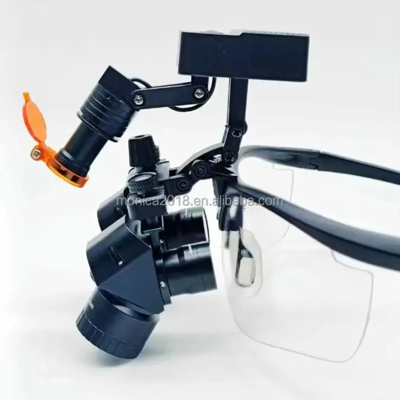 

3.5x-5.5x Wireless High Intensity LED Light Denta Surgical Loupes Headband Type Medical Magnifying Glass