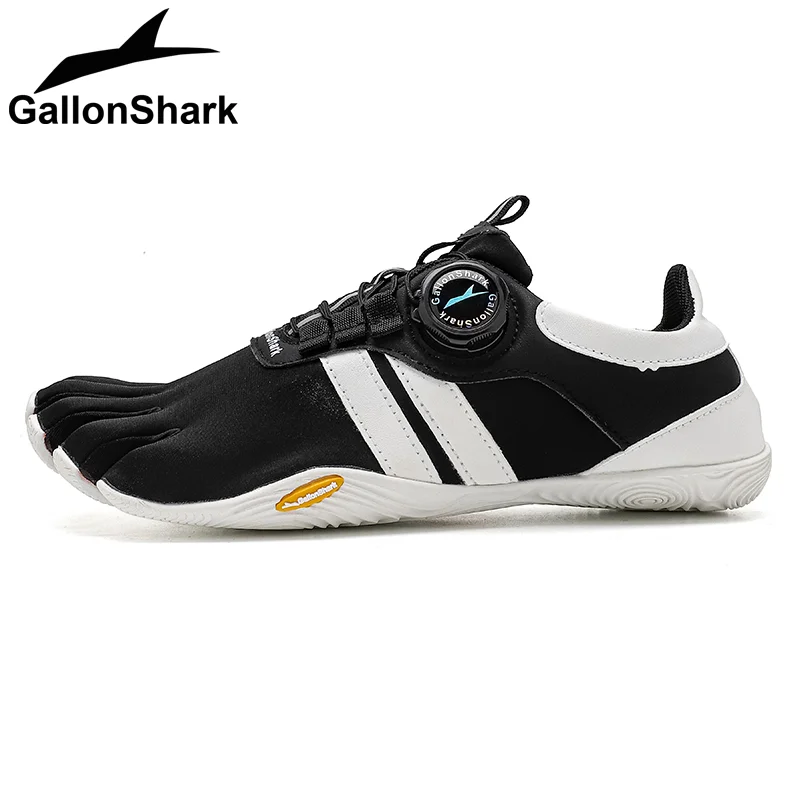 Zapatos Descalzos de Cinco Dedos con Cierre BOA, Zapatillas Transpirables con Punta Dividida para Yoga y Entrenamiento al Aire Libre