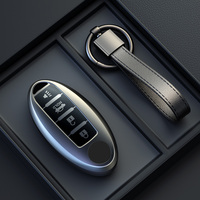 New Car Key Case Cover For Nissan Versa Maxima Altima Rogue Armada Sentra Murano For Infiniti FX35 QX60 Keychain Accessories