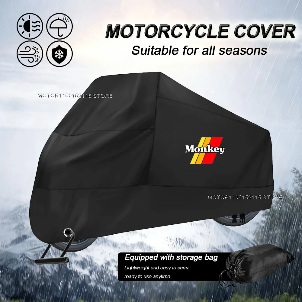 For Honda Monkey 125 Monkey125 Motorcycle Cover Outdoor Rain Dustproof Snow UV Protector Covers