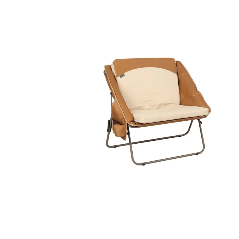 

Camping Chair, Brown and Beige, Adult, 16.4lbs