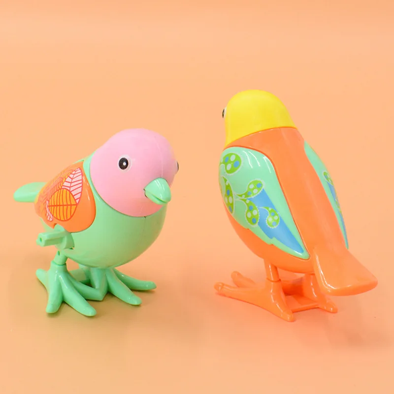 Nouveau jouet mécanique pour enfants, dessin animé, enroulement créatif, saut, petite pie, oiseau, Puzzle, petit Animal, cadeau pour bébé