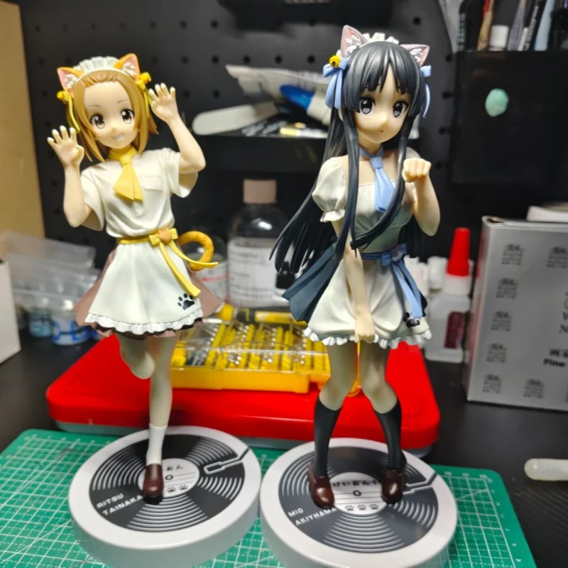 Originele Trio-Try-It K-On! Tsumugi Kotobuki Mugi Ritsu Tainaka Standbeeld Collectible Anime Action Figure Model Speelgoed Ornament Geschenken