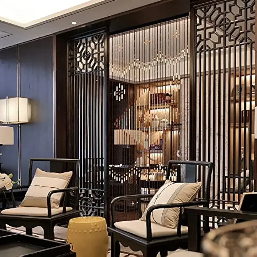 Retro Wooden Bead Curtain for Home Decor