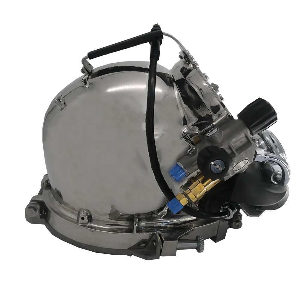 Factory Direct Stainless Steel Diving Helmet Commercial Diving Helmet Hard Diving Helmet