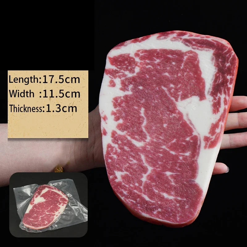 Artificial Meat Pvc High Simulation Steak Model Beef Bacon Western Restaurant Barbecue Food Decor Fake Food Photography Props