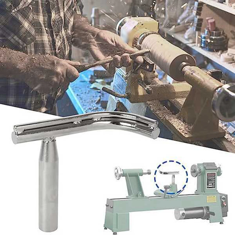 

Heavy Duty S Curve Steel Tool Rest For Wood Lathe Internal Hollowing Bowl Turning Stable Support Woodworking Machine Parts