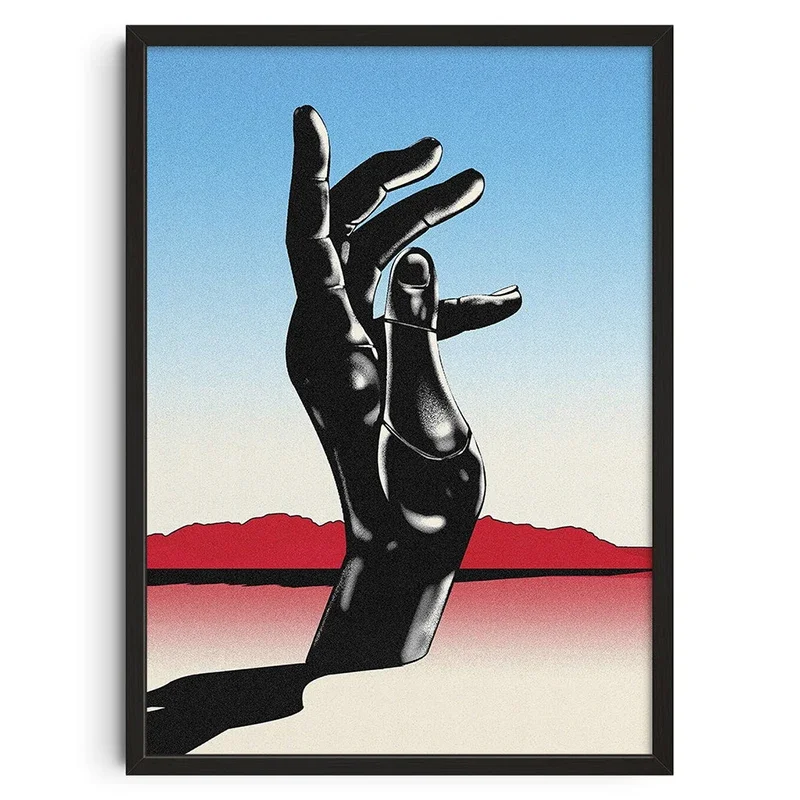 Mid Century abstracte illustratie canvas prints poster vintage Japanse kunst prints slaapkamer muur kunst home decor kunst poster geschenken