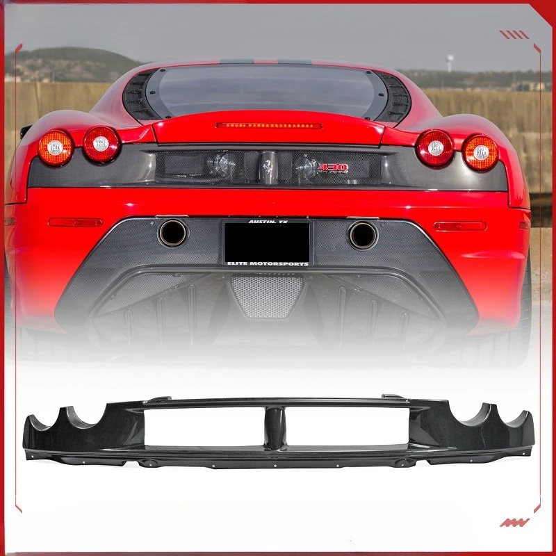 

Подходит для модернизации из углеродного волокна Ferrari F430, рамка заднего фонаря, замена задней панели