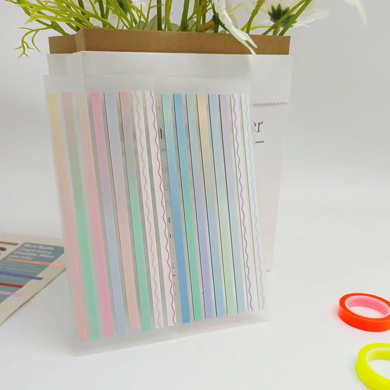 160Sheets Transparent Stickers Bookmarkers Index Tabs Flags Sticky Note Stationery Tab Memo Pad School Posted Office Supplies