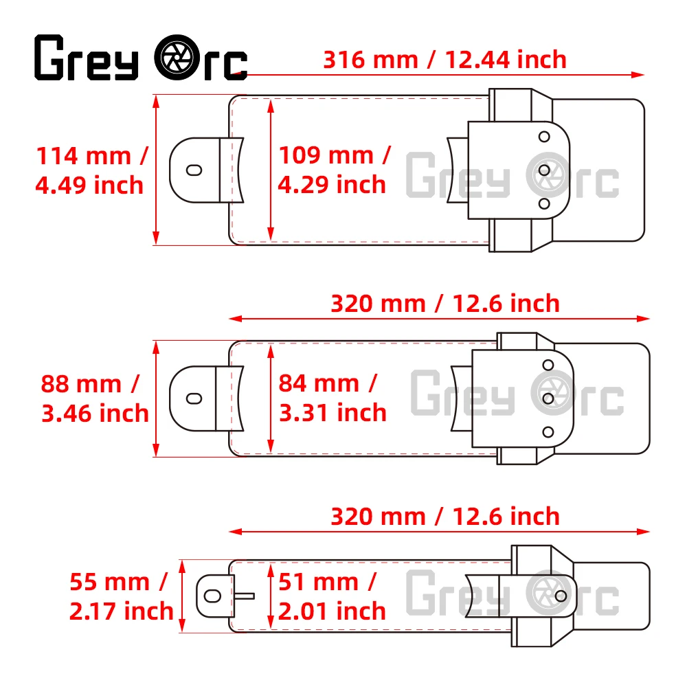 Off-Road Motos Universal Waterproof Tool Tube Gloves Case Raincoat Storage Box For Suzuki Harley Honda Motorcycle Accessories