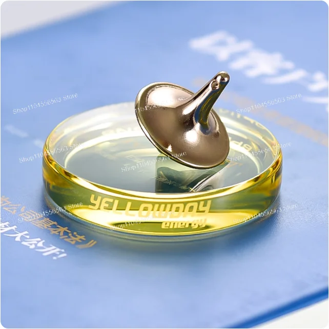 

Crystal Gyro Plate & Smooth Tray Double-Sided Concave K9 Base for Display & Collectio