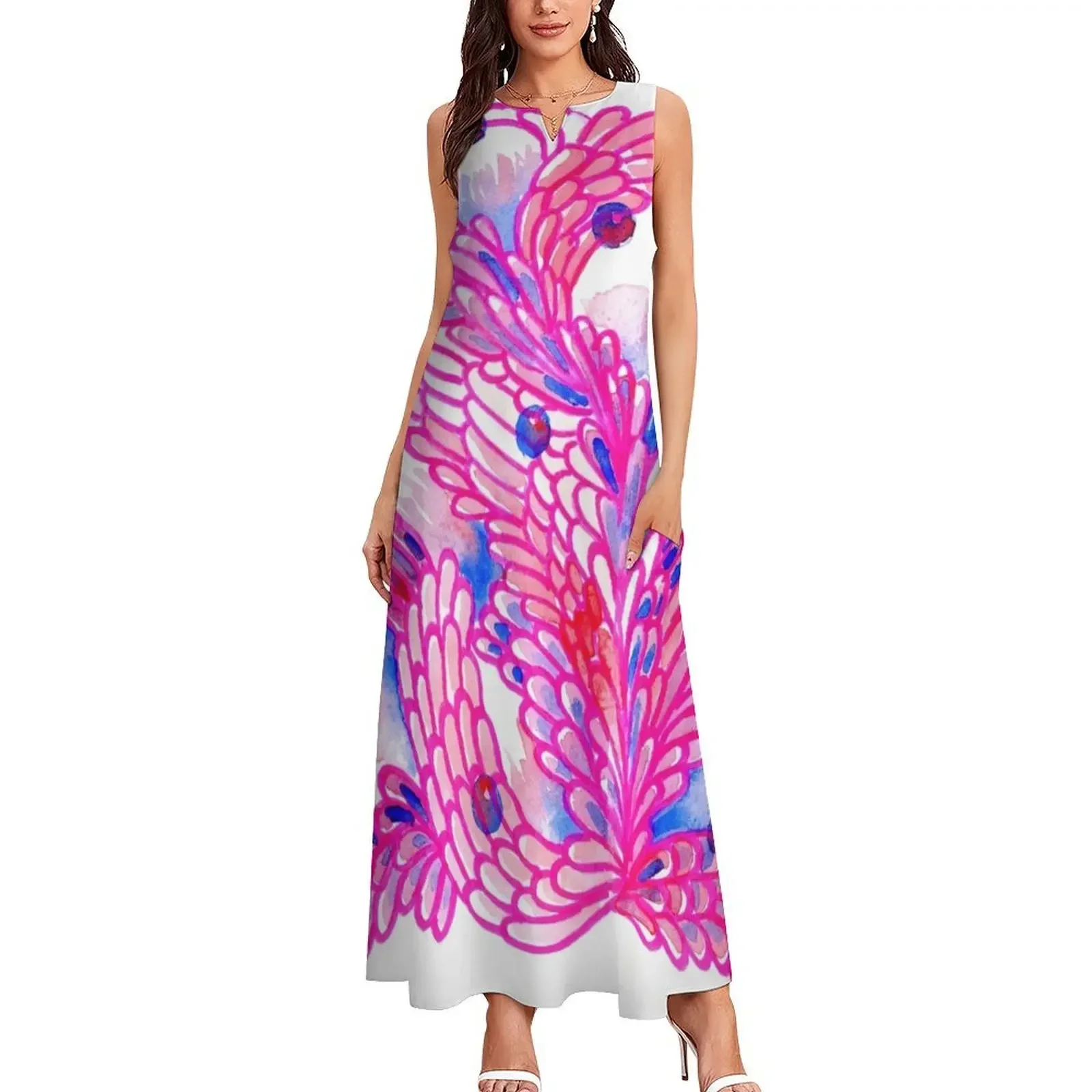 Aquatic Alien Long Dress dresses for women 2025 luxury designer party dresses for women 2025 Elegant gowns prom clothes Dress