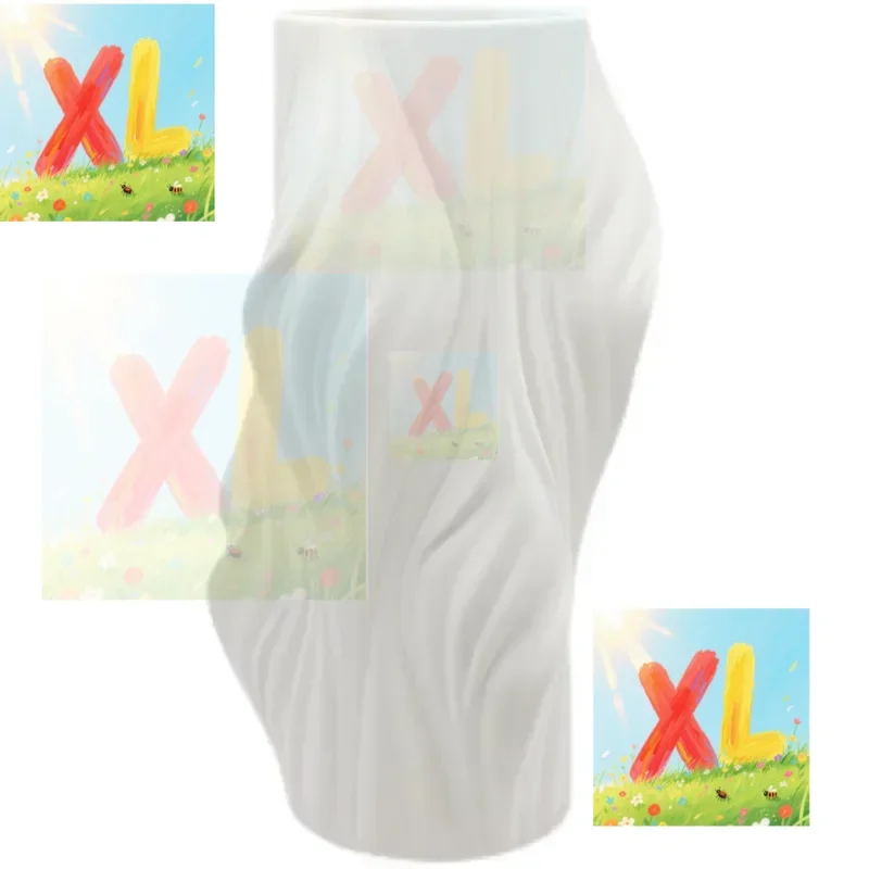 

Modern handmade niche simple texture special-shaped creative ceramic vase Nordic ins living room ornament soft decoration