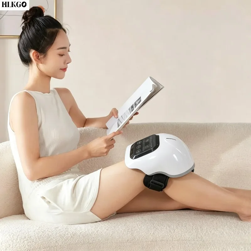 Professional Knee Massager with Infrared Heat & Vibration - Relief for Knee, Shoulder, Elbow Pain, Swelling & Stiff Joints