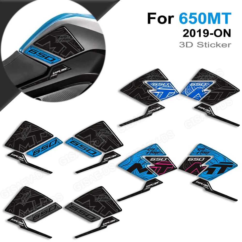 For CFMOTO 650MT 650 MT Motorcycle Tank Pad Gas Fuel Oil Protector Decals Handguard Stickers 2020 - 2024