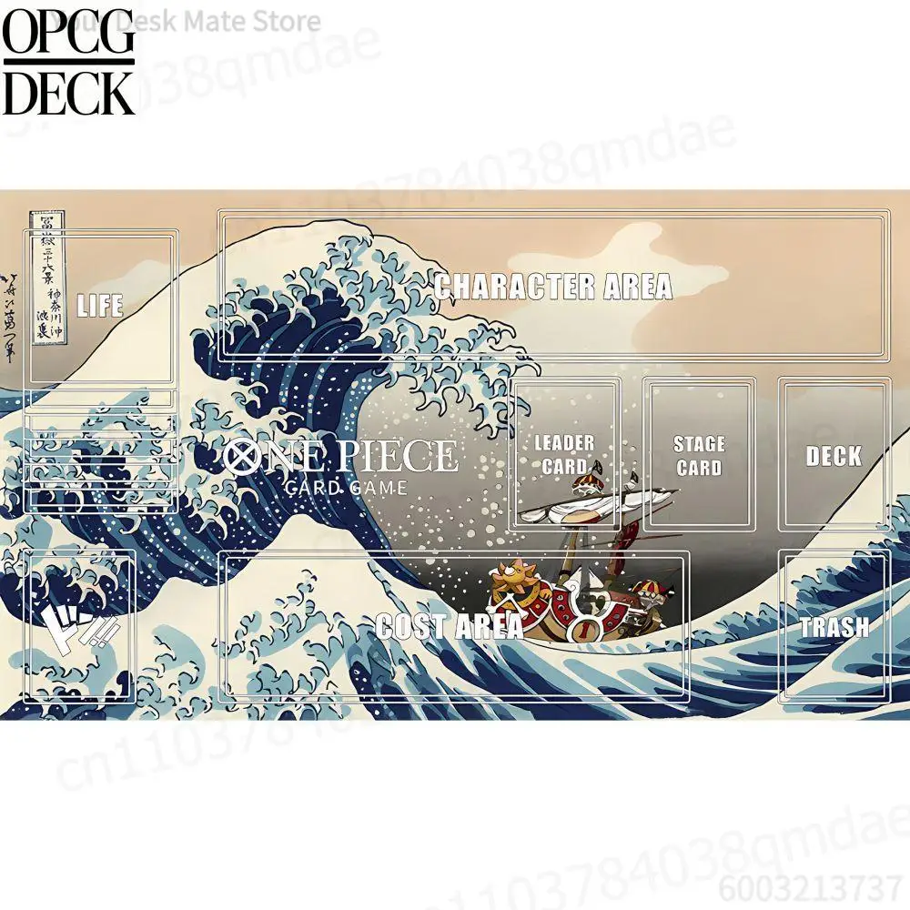 One Piece OPCG Spielmatte Kartenspiel-Matte Strohhut-Piraten Monkey D. Luffy Anime-Spielmatte Hochwertige Kartenspielmatte