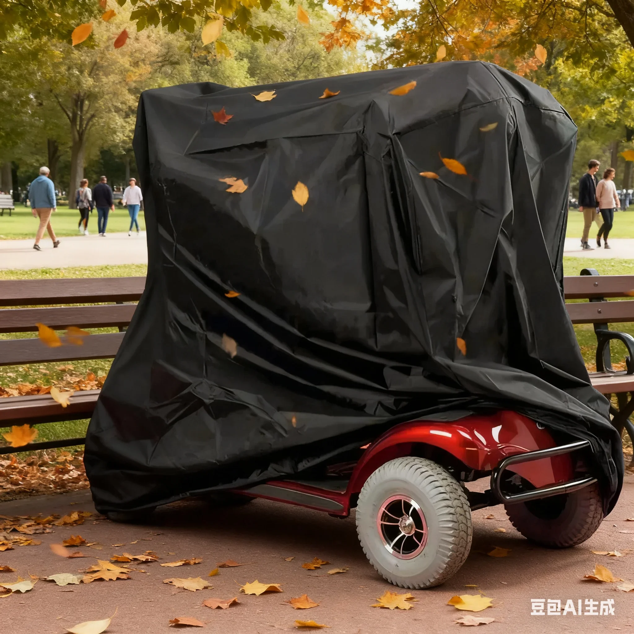 

Пылезащитный чехол для электрического скутера 210D с серебряным покрытием, водонепроницаемый солнцезащитный защитный чехол, рукав для хранения электронного скутера, аксессуар для скутера