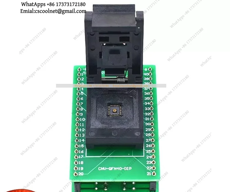 JS01 QFN40 Burner Socket Aging Test Socket 5x5 0.4mm IC Chip Programming Base Fixture