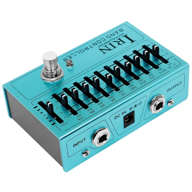 IRIN Electric Guitar Effector Sound Simulation Distortion Overload Ten-Segment EQ Equalizer Guitar Single Block Effector