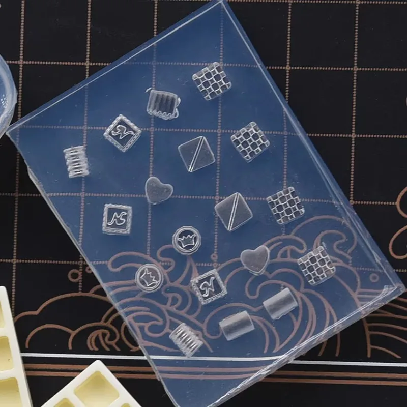 Mini Chocolate/Storage Box Silicone Molds Resin Clay DIY Doll House Simulation Chocolate Mold Miniature Toy Polymer Clay Tool