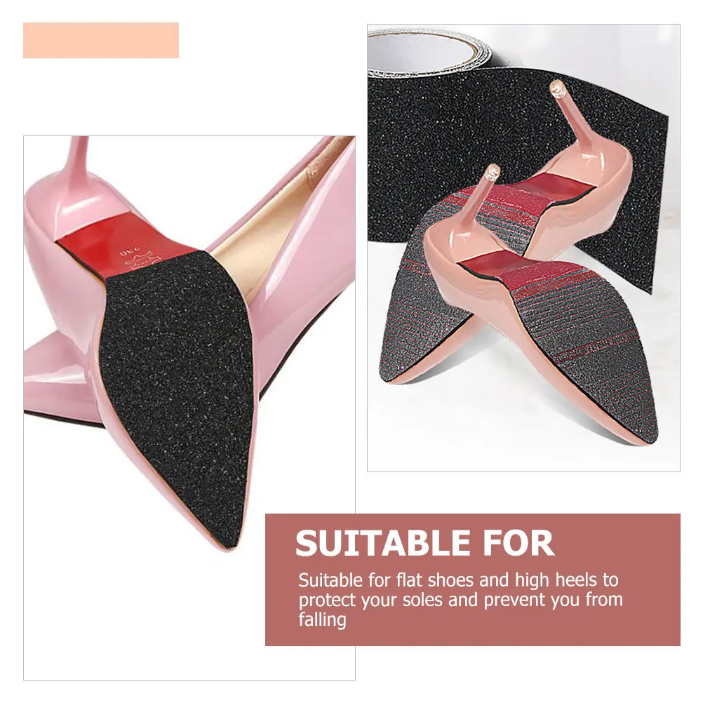 

PVC Anti-wear Sole Protectors Non-slip Pads Pressure Sensitive Adhesive Durable Shoe Mute Stickers Sole Care Tools