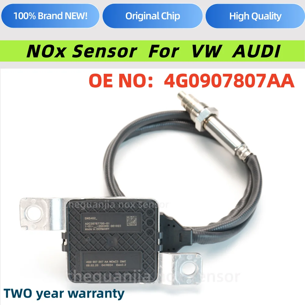 

4G0907807AA NEW Nitrogen Oxide Nox Sensor Fits For VW AUDI A6 A7 2015 -2018 NOx SENSOR