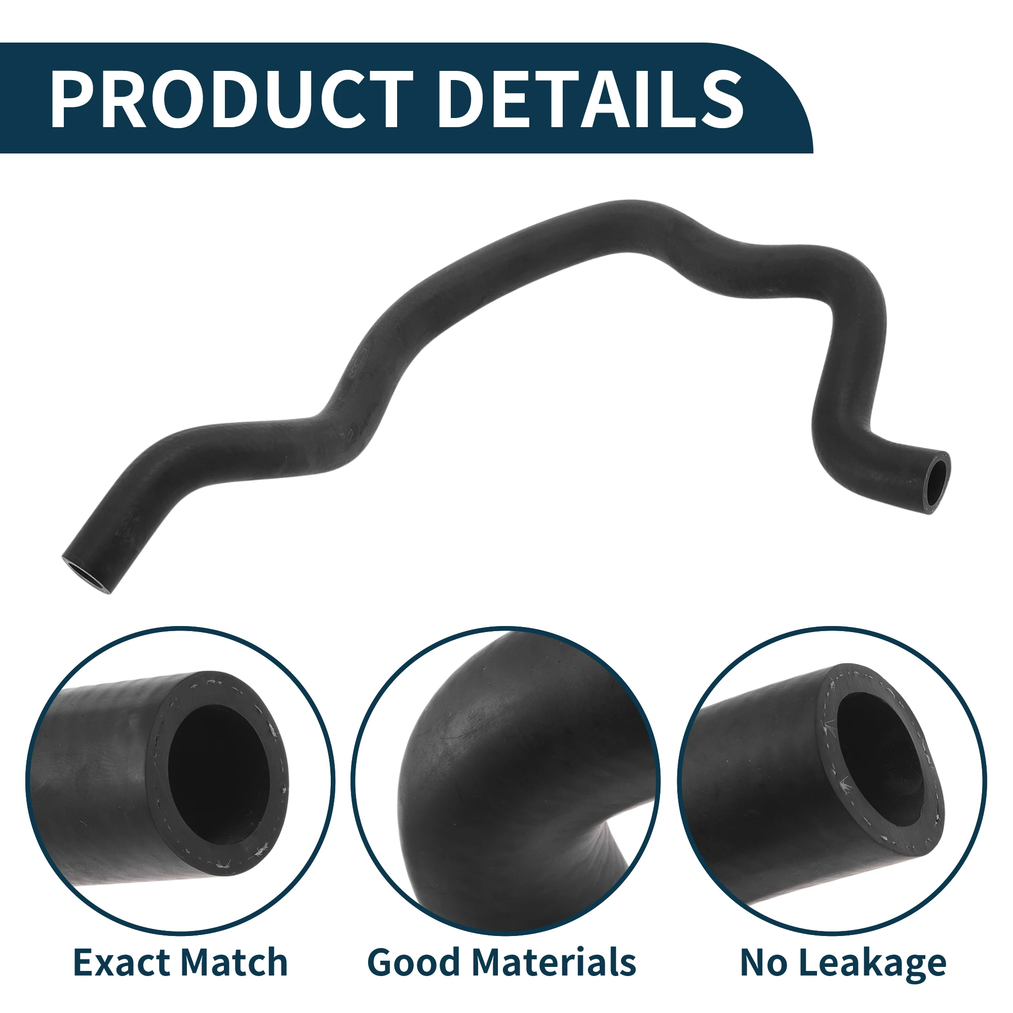 

UXCELL Radiator Hose Heater Hose Radiator Outlet Hose Pipe No.64539119168 for BMW 5 Series F10 F18 F11 F13 Heating Water Pipe