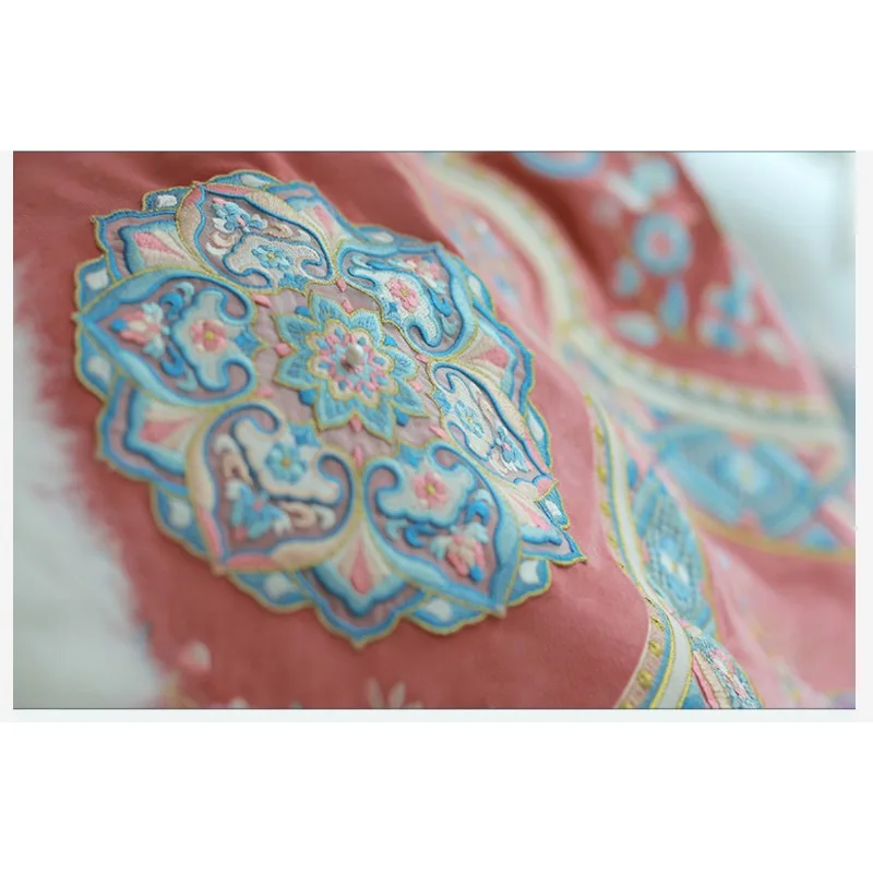 جديد Hanfu Dunhuang على غرار كيب المرأة سميكة الصوف الدفء طويل الصناعة الثقيلة النمط القديم المطرزة الصوف الياقة الرأس