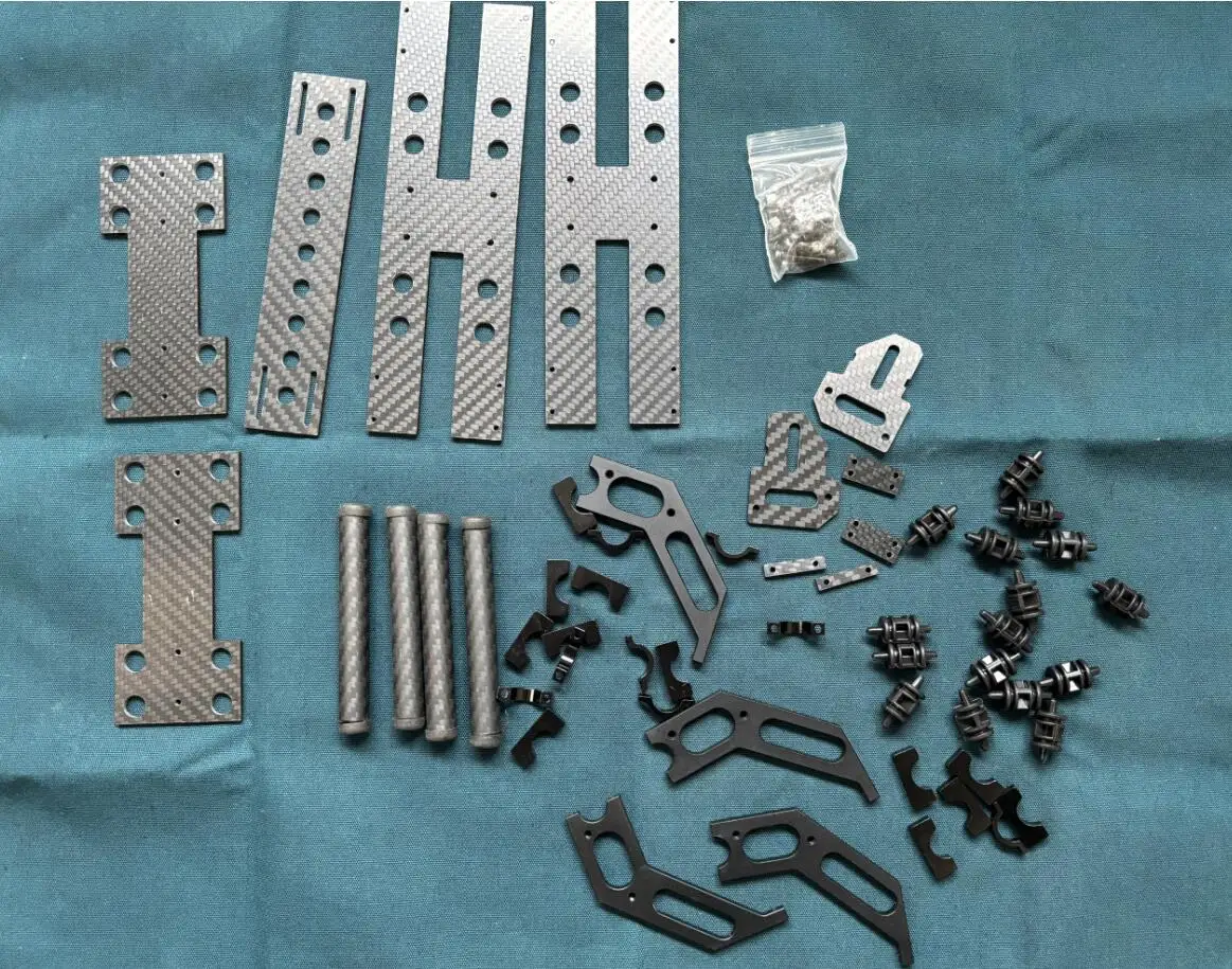 Soporte de montaje de cardán de perfil bajo zenmuse de carbono Z15 para cámara GH3 GH4 6-8 ejes Hexacopter/Octocopter marco plegable UMBRELLA