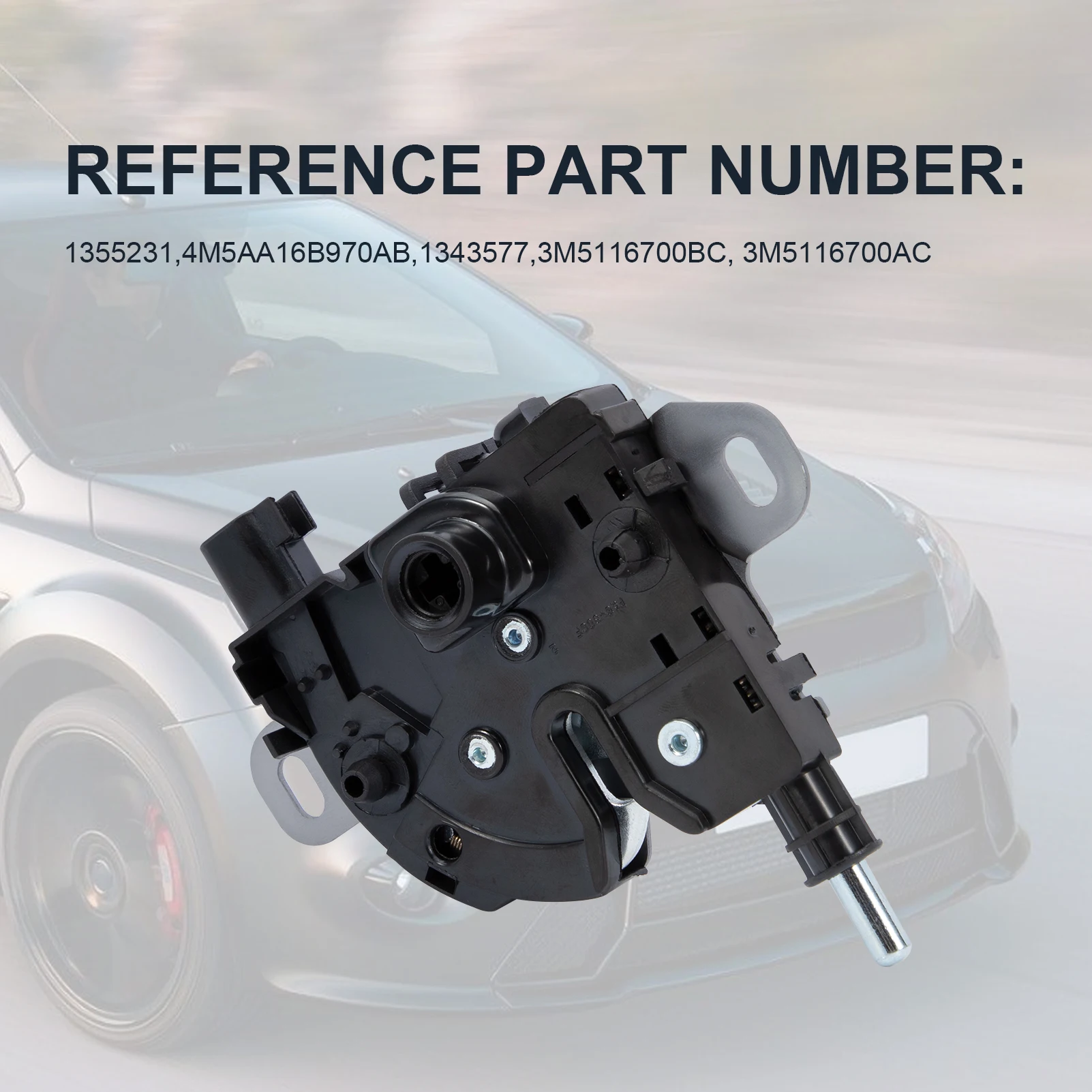 Bonnet Release Lock Latch Catch & Bonnet Hood Lock Latch Catch Mechanism Block For Ford Focus MK2 C-MAX 1355231, 3M5116700BC