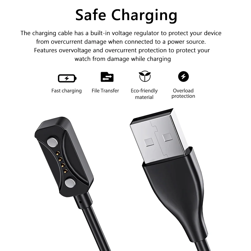 Polar Pacer/Pacer Pro/Ignite 3/Vantage V3 시계 전원 충전 액세서리용 스마트워치 도크 충전기 어댑터 USB 충전 케이블